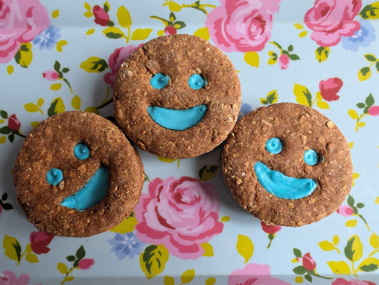 Smiley Face (Blue)